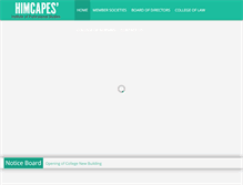 Tablet Screenshot of himcapes.org